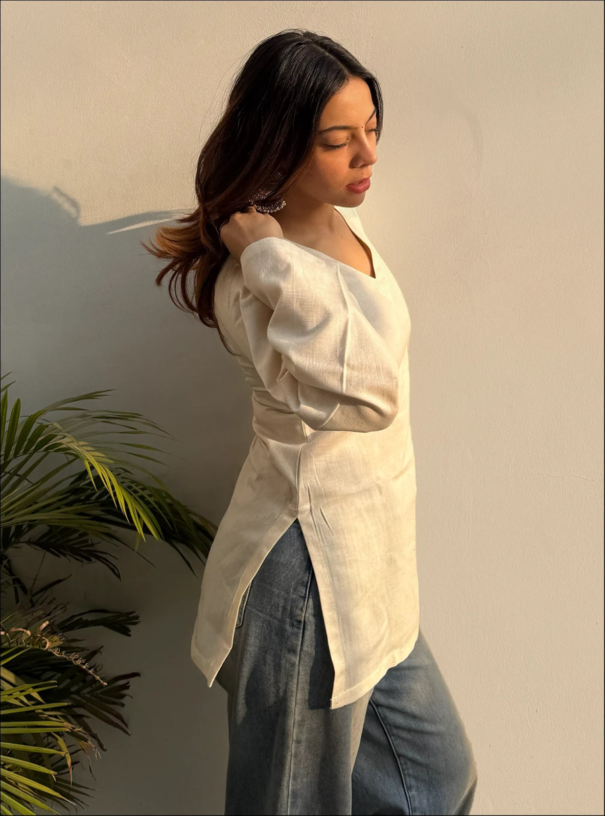 Hans Bell Sleeves Kurti