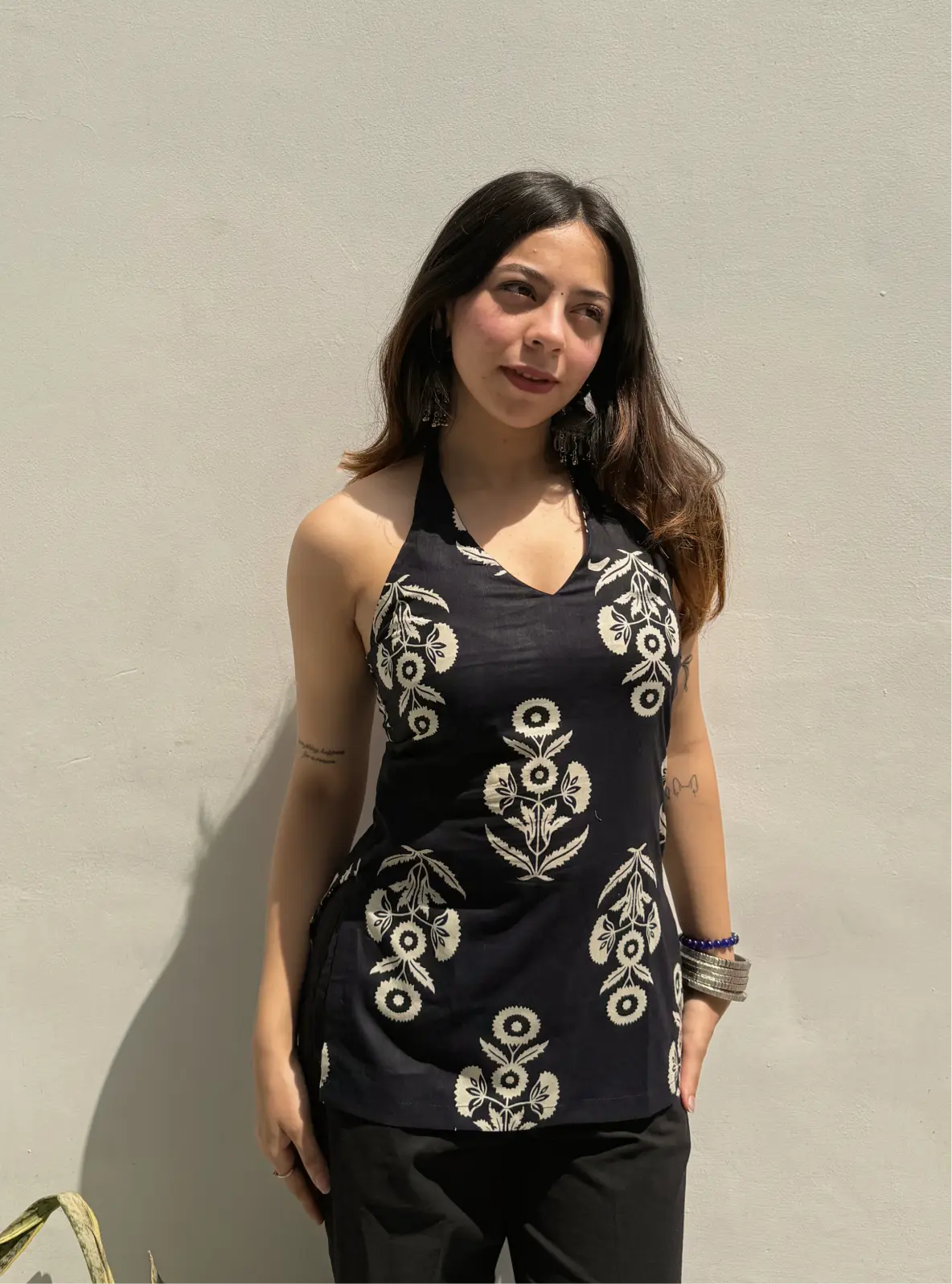 Kaashvi Halter Neck Kurti
