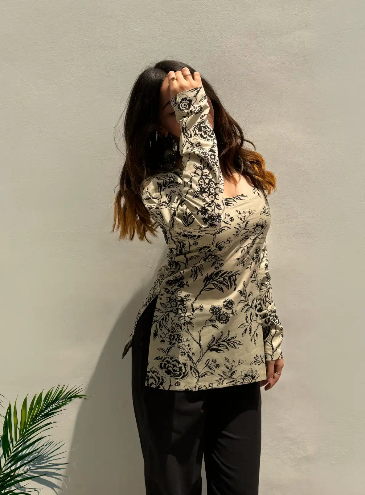 Innayat Square Neck Kurti