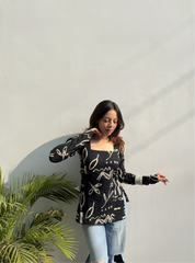 Siyara Square Neck Kurti by Evara