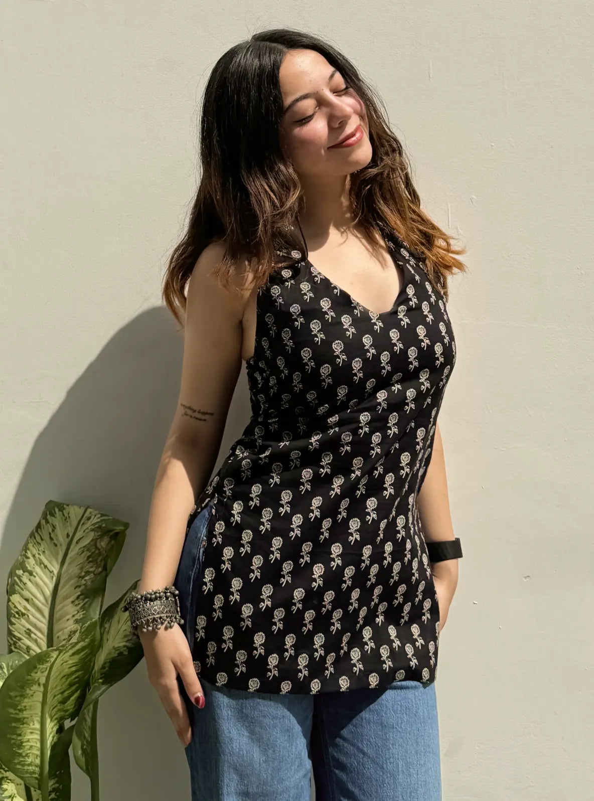 Raaz Halter Neck Kurti