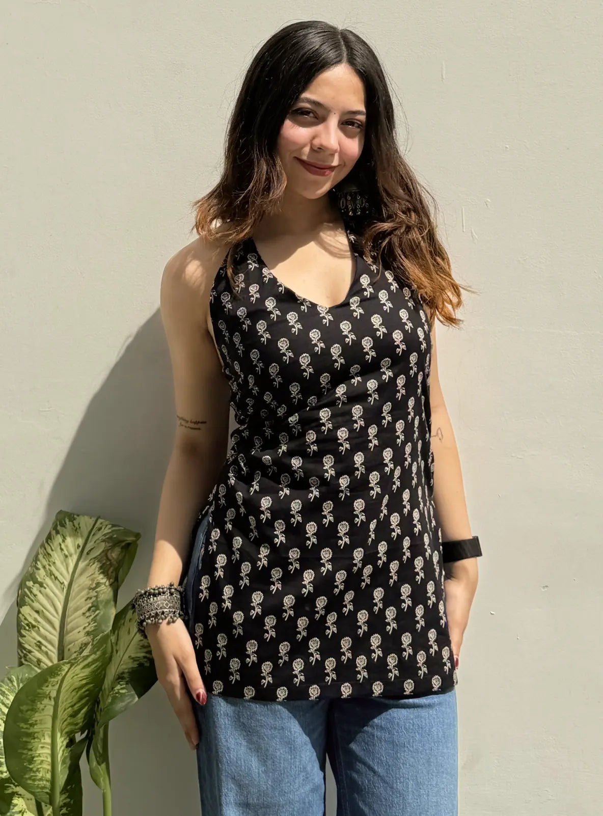 Raaz Halter Neck Kurti