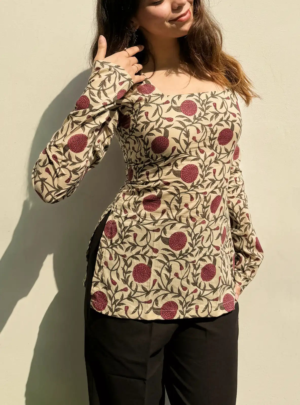 Safeena Corset Back Kurti