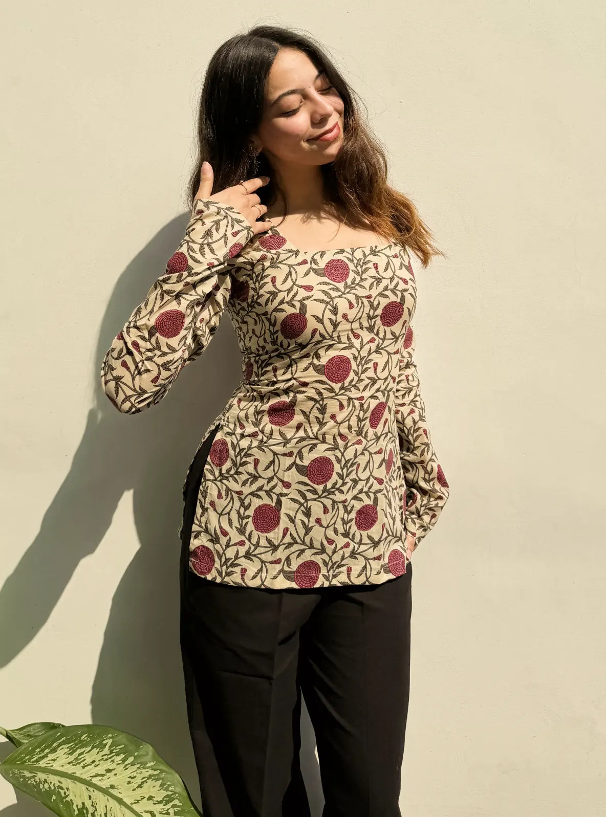 Safeena Corset Back Kurti