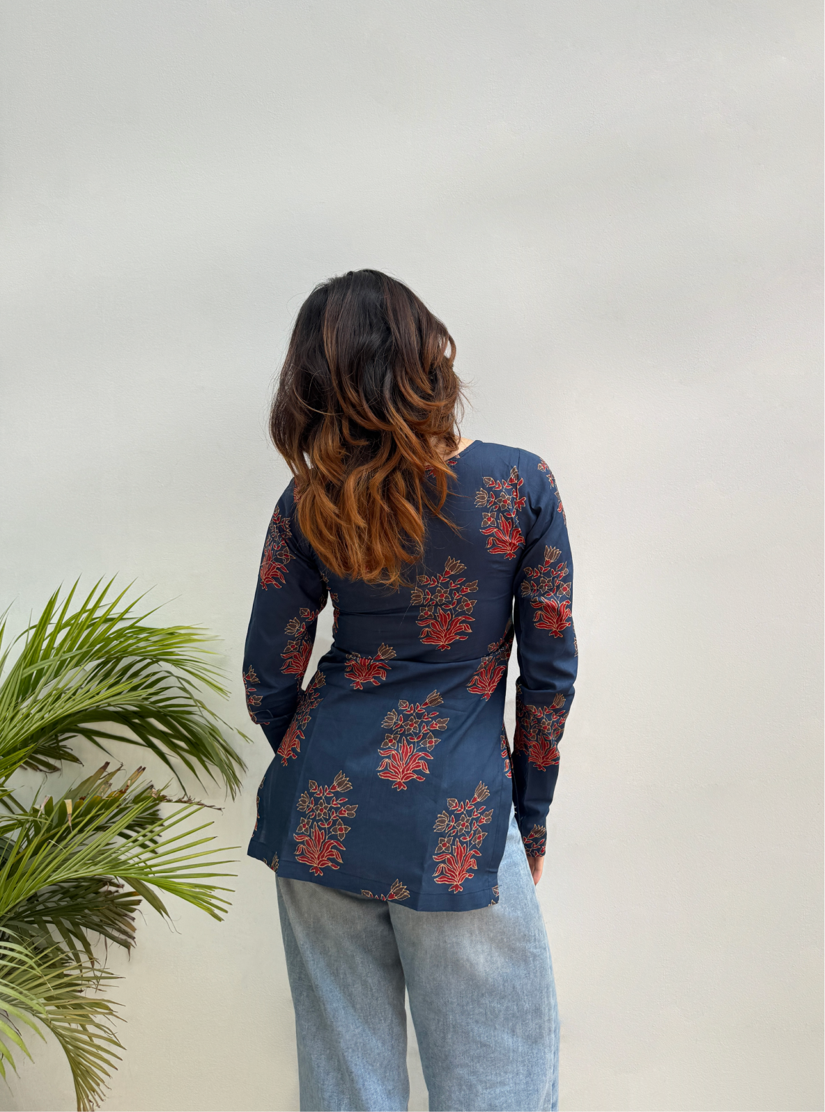 Afsana Straight Sleeves Kurti by Evara