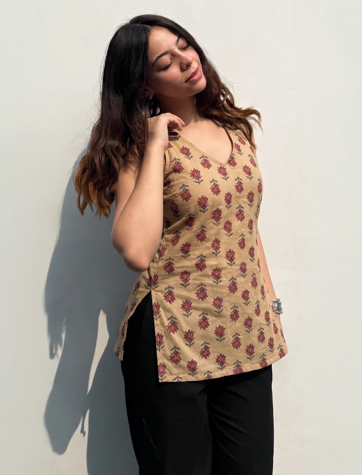 Naza Halter Neck Kurti