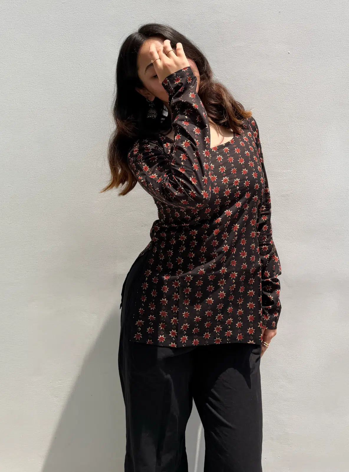 Riwa Boat Neck Kurti