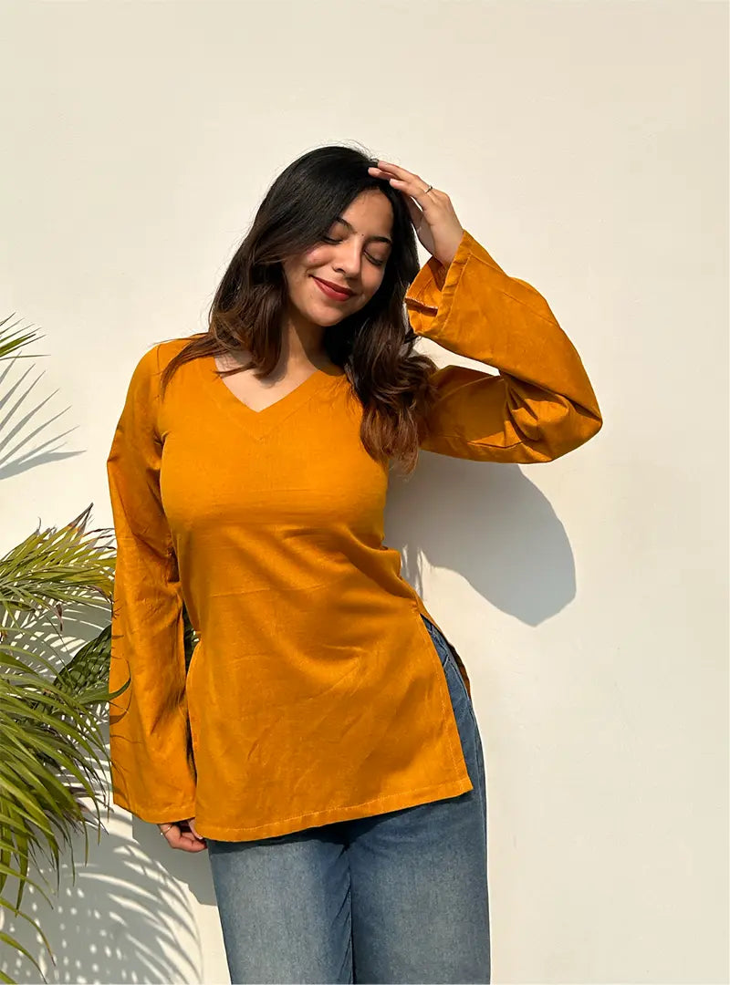 Tarasha Bell Sleeves Kurti