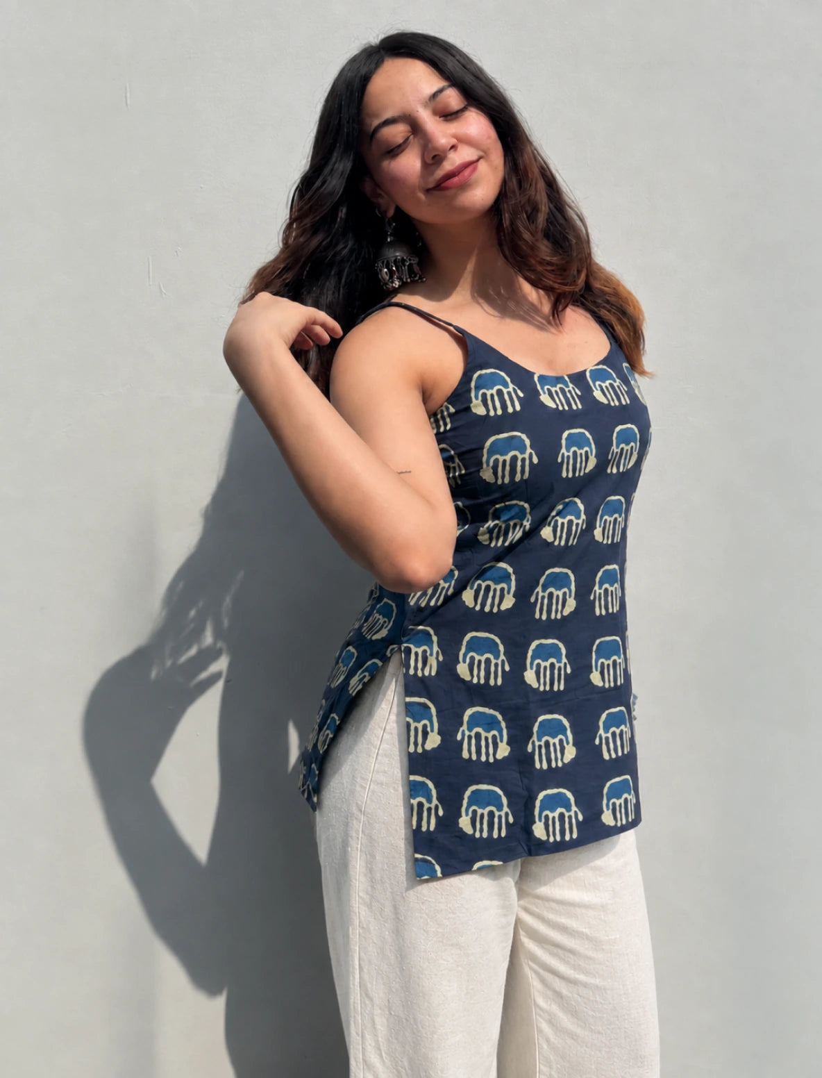 Ziya Short Sleeveless Kurti