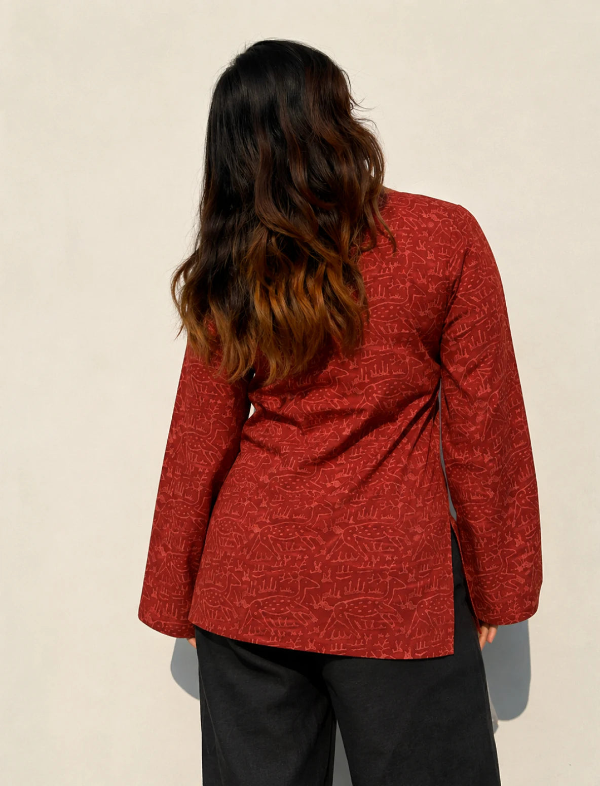 Qala Bell Sleeves Kurti