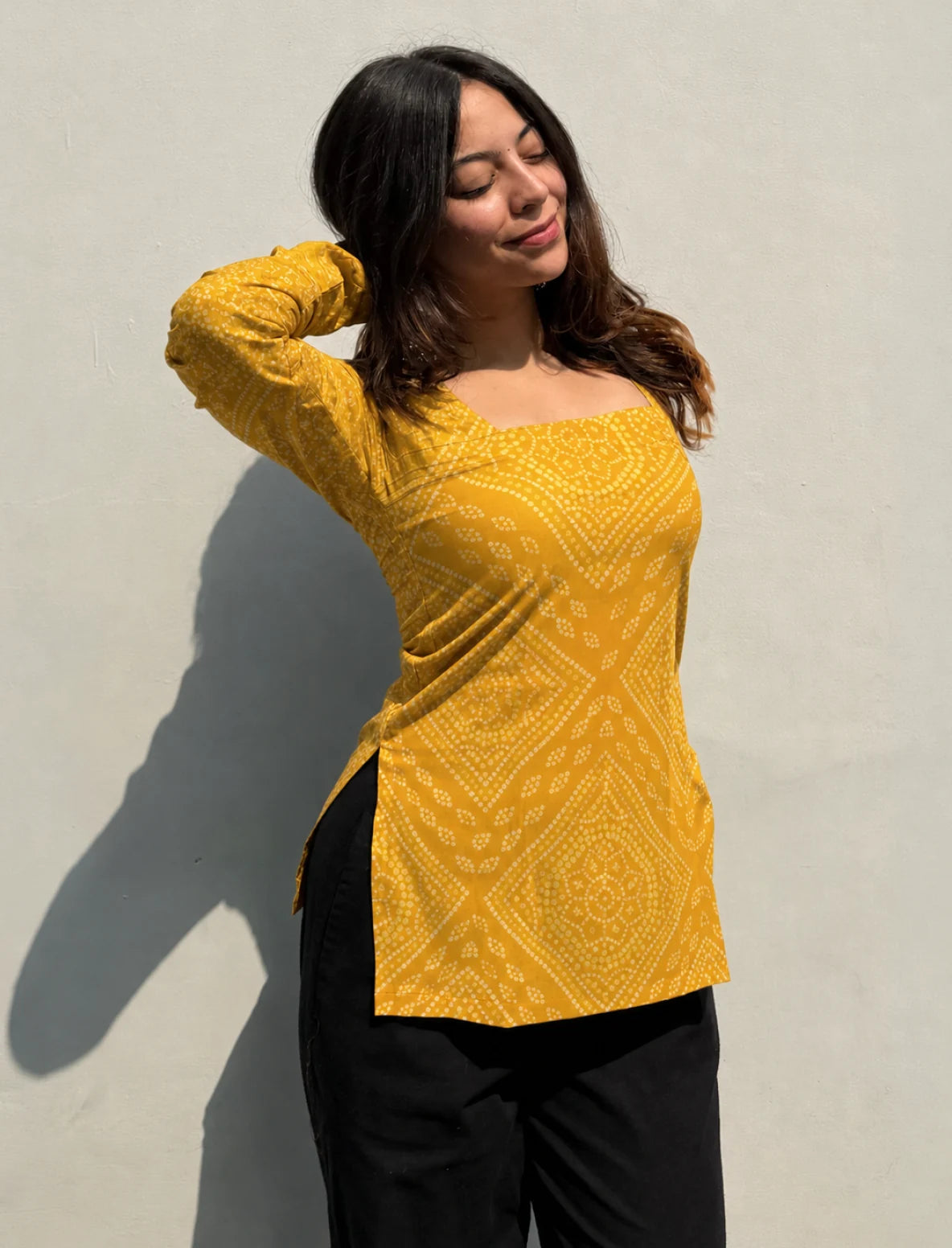 Zara Square Neck Kurti