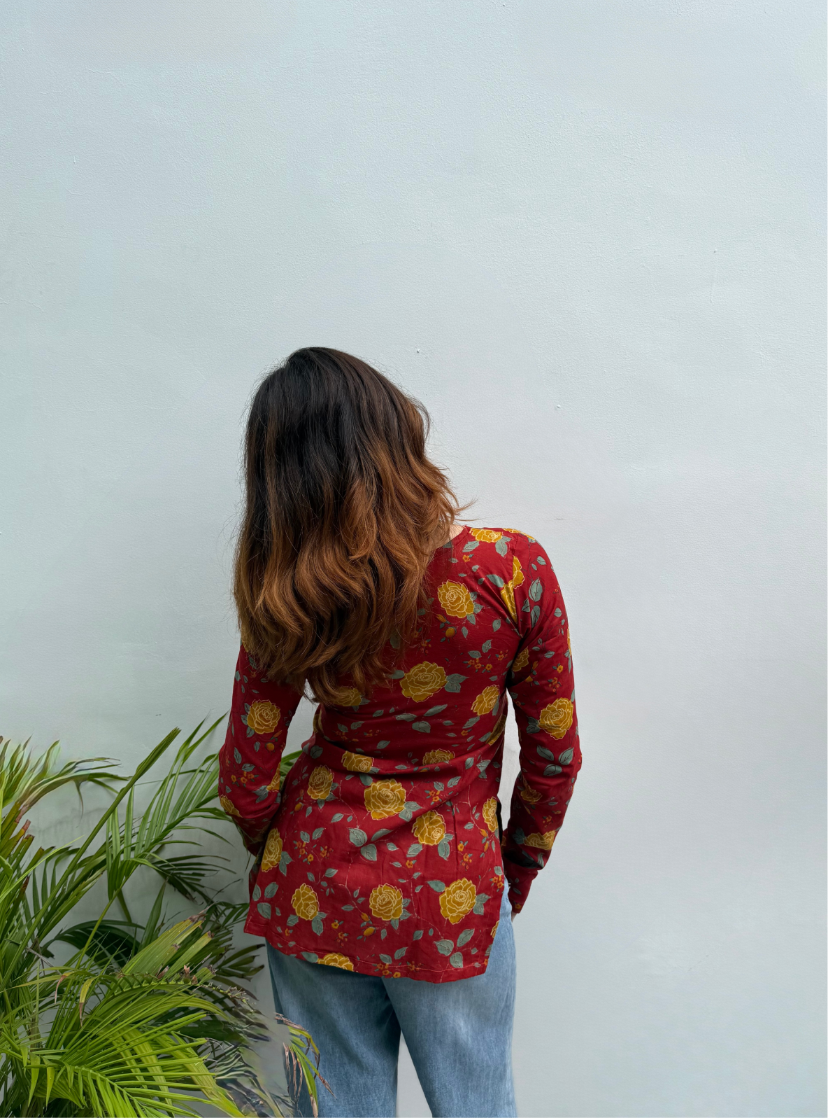Saahira Straight Sleeves Kurti by Evara