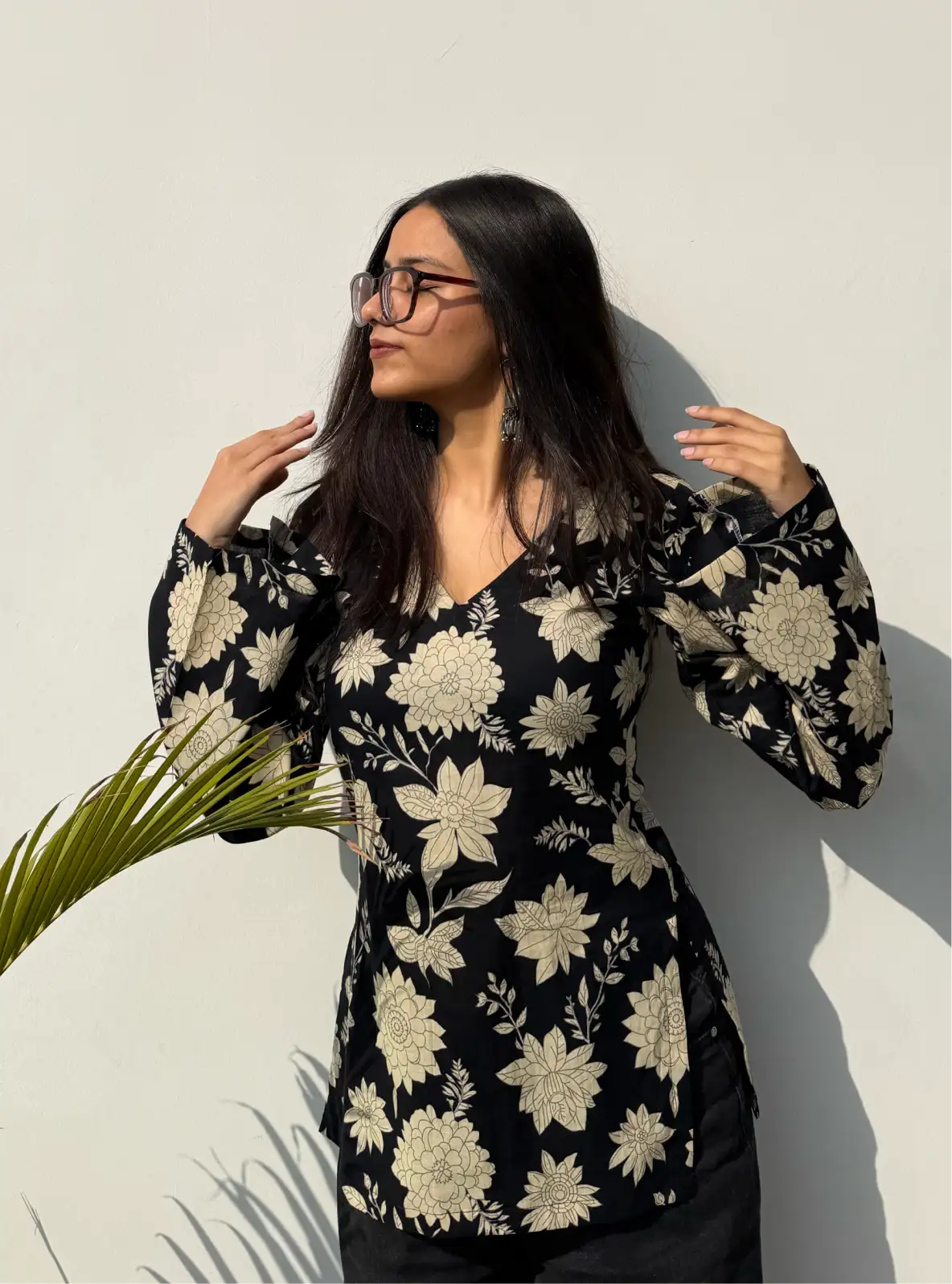 Rukhsar Bell Sleeves Kurti