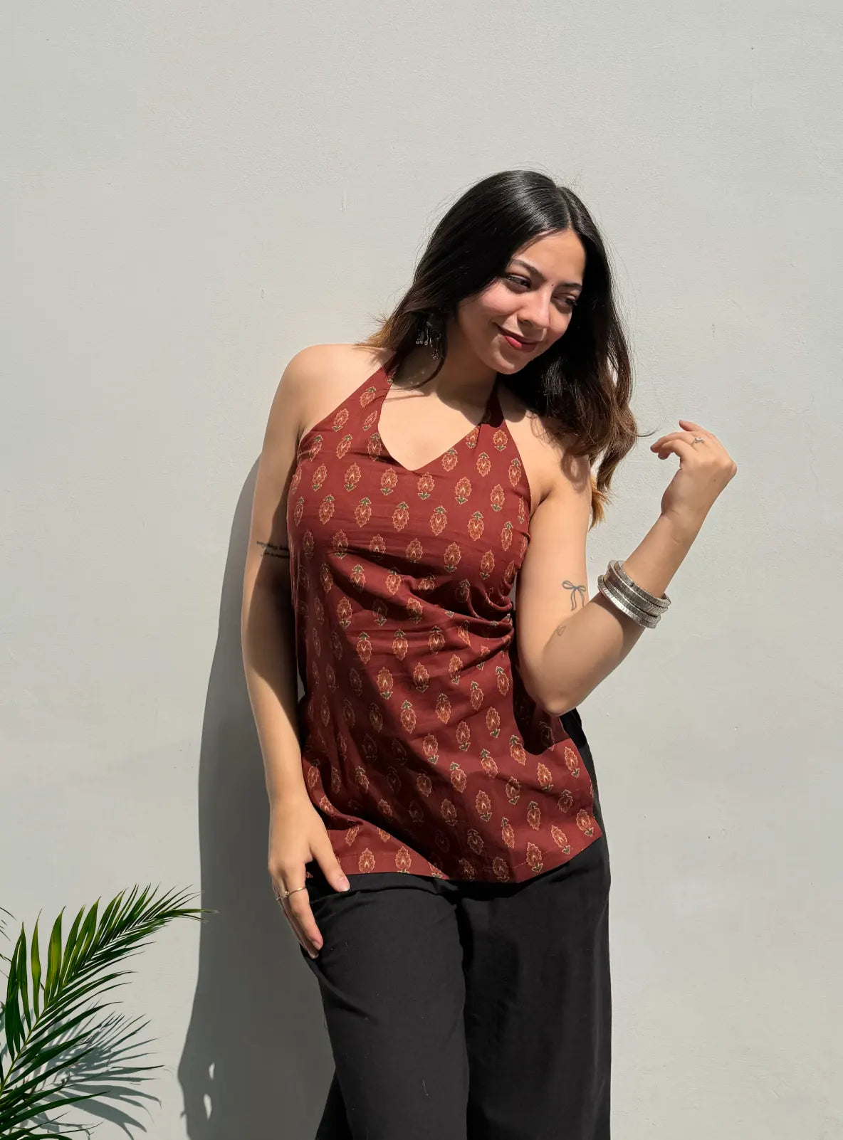 Rumi Halter Neck Kurti