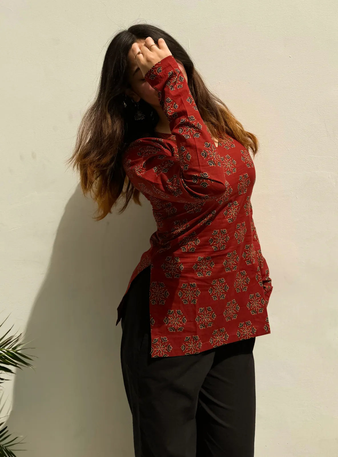 Zehmat Straight Sleeves Kurti