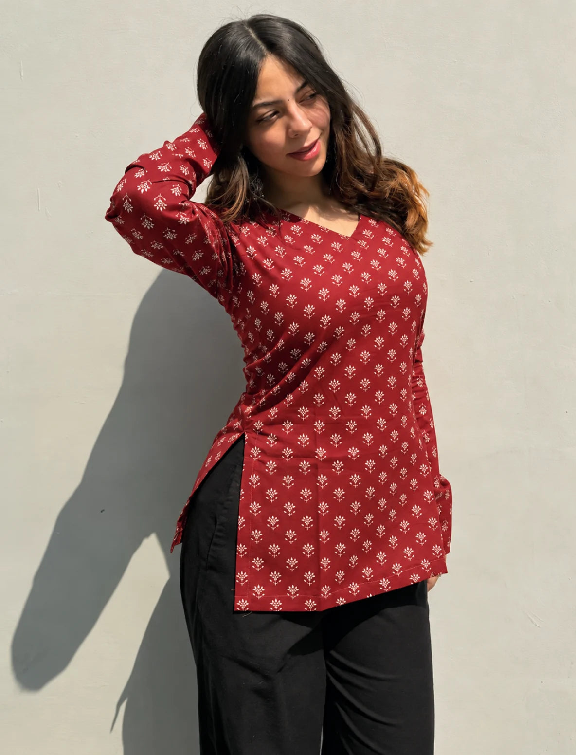 Tanushree Straight Sleeves Kurti