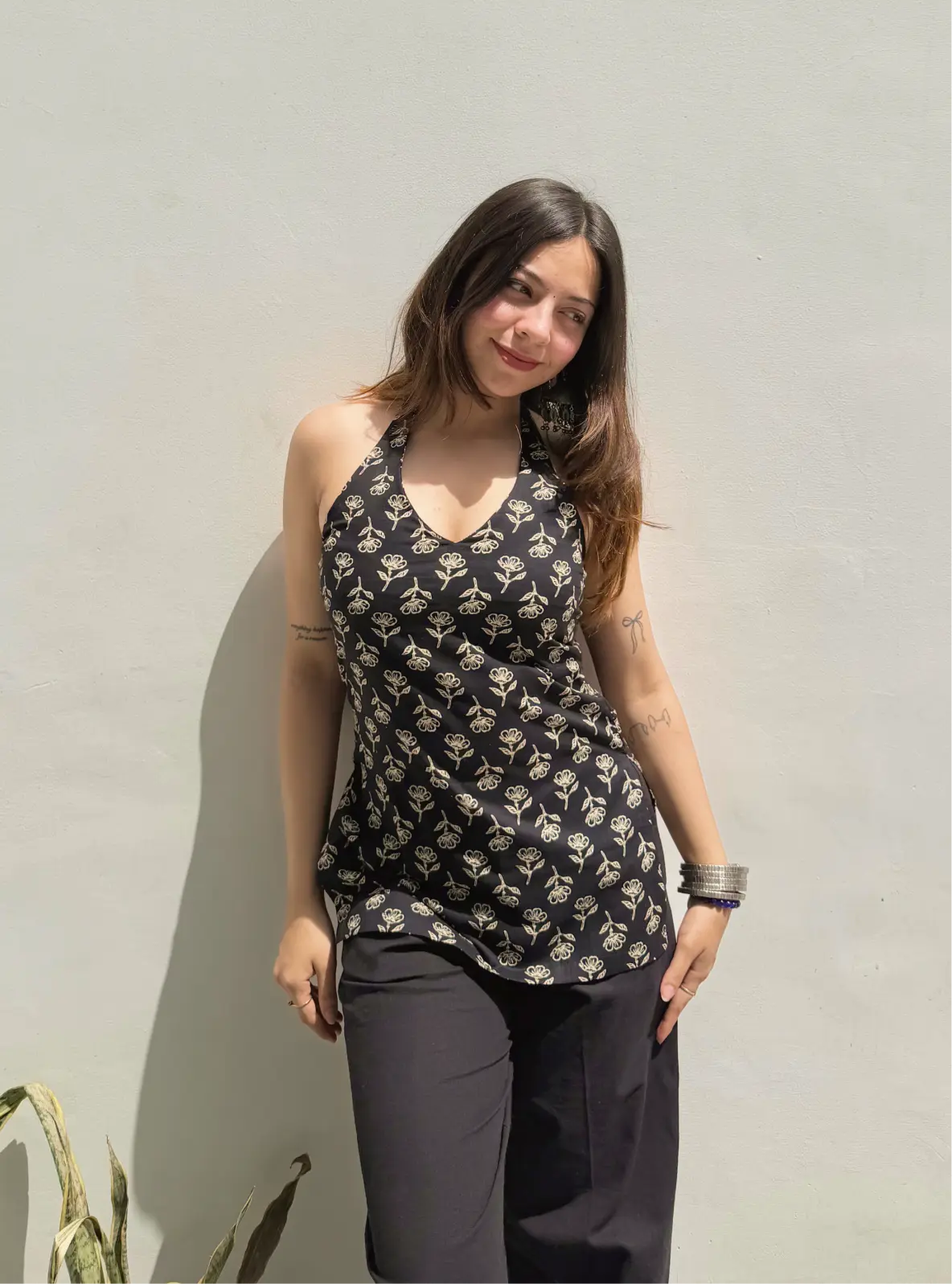 Prisha Halter Neck Kurti