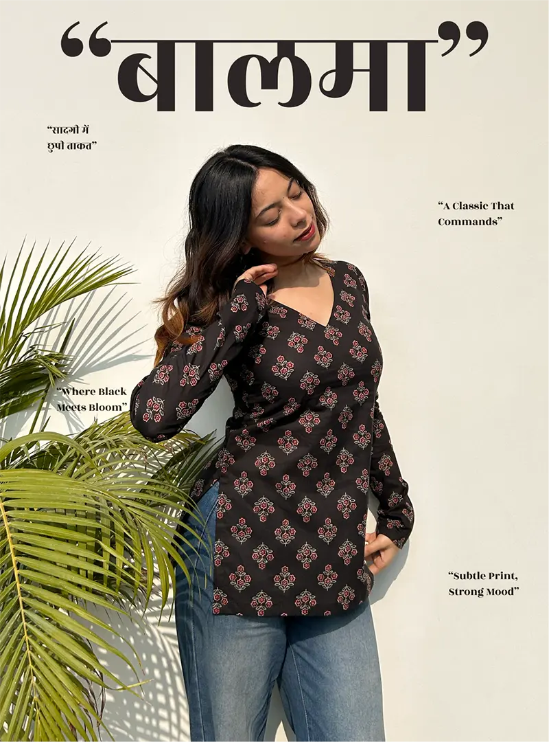 Baalma Straight Sleeves Kurti