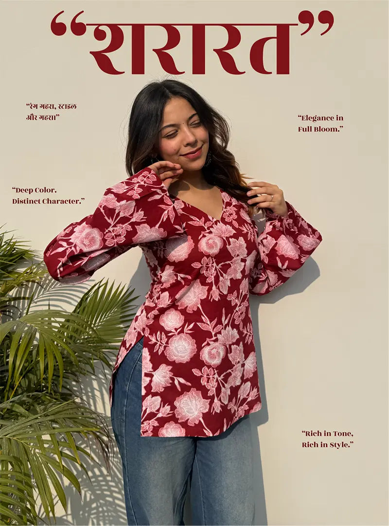 Sharaarat Bell Sleeves Kurti