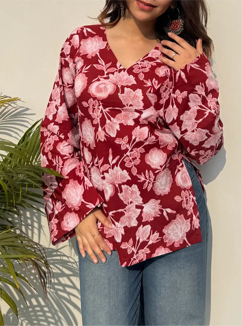 Sharaarat Bell Sleeves Kurti