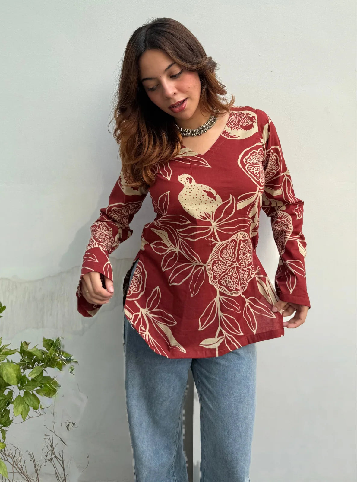 Pyaaz Kachori Bell Sleeves Kurti