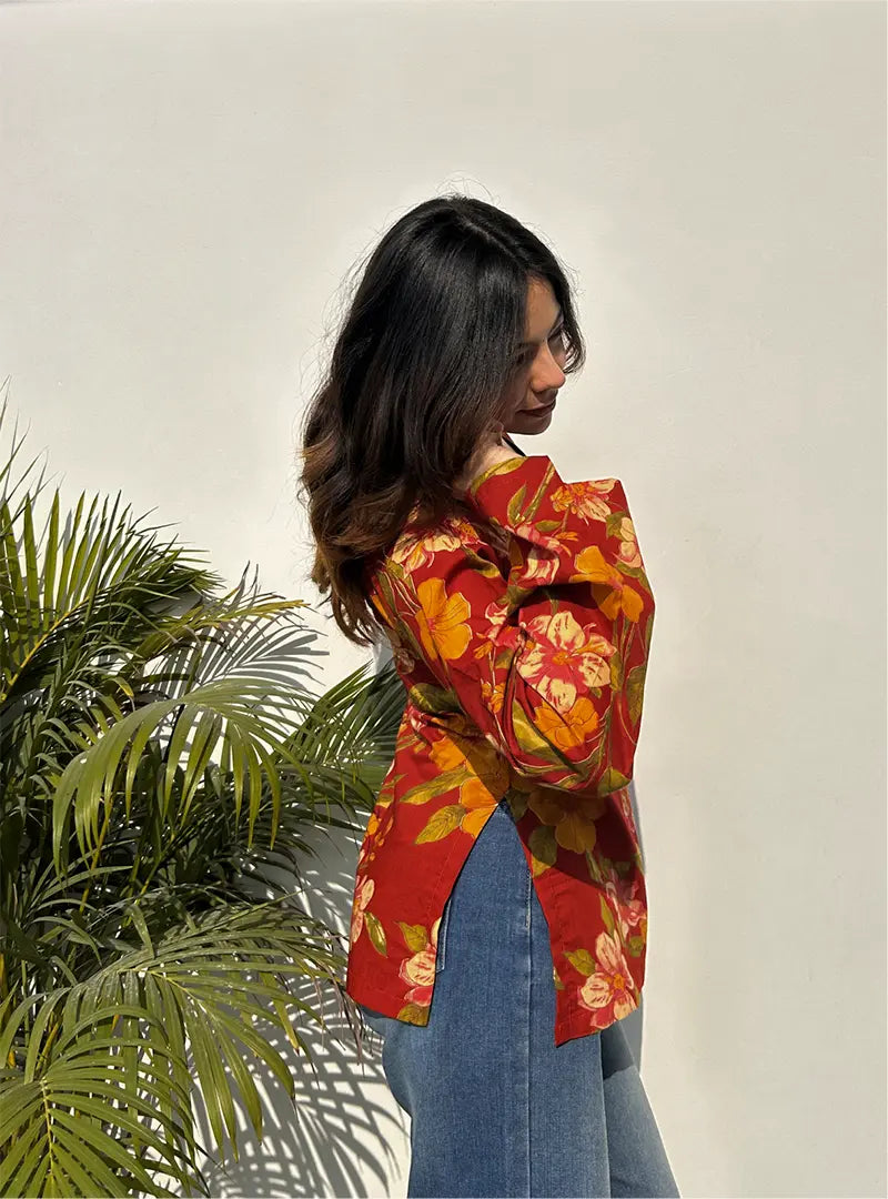 Phoolwati Bell Sleeves Kurti by Evara