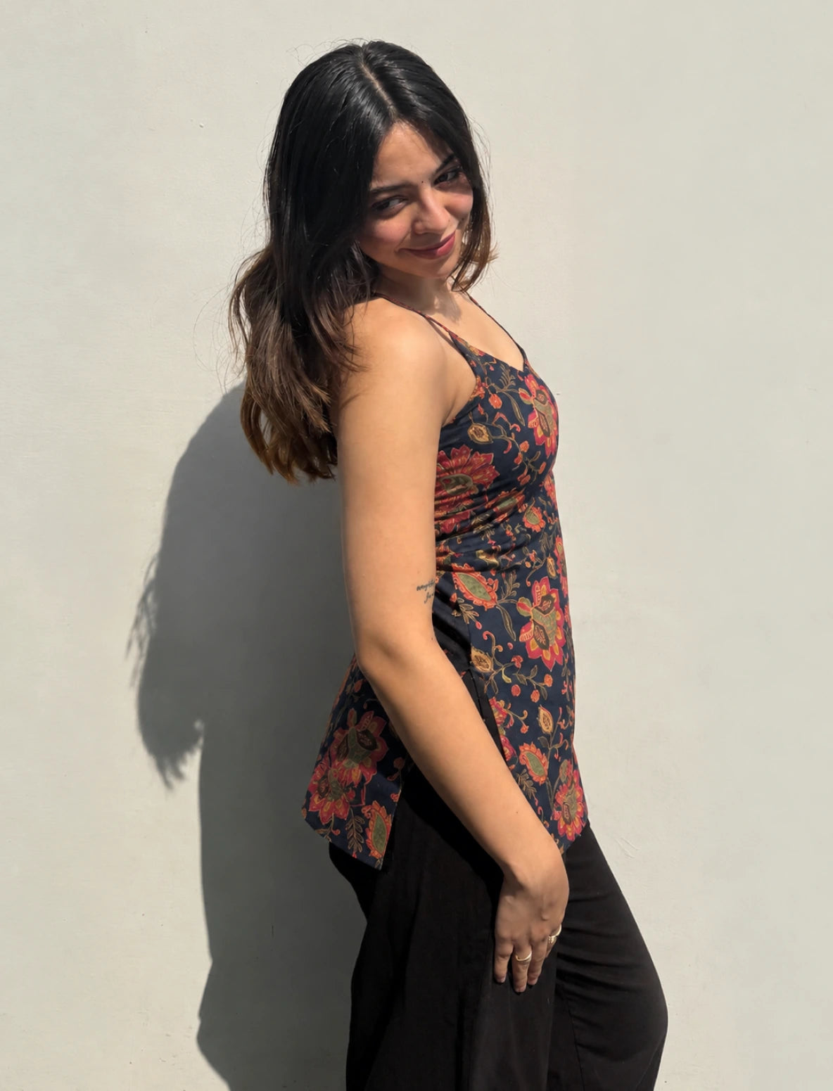 Vidya Short Sleeveless Kurti