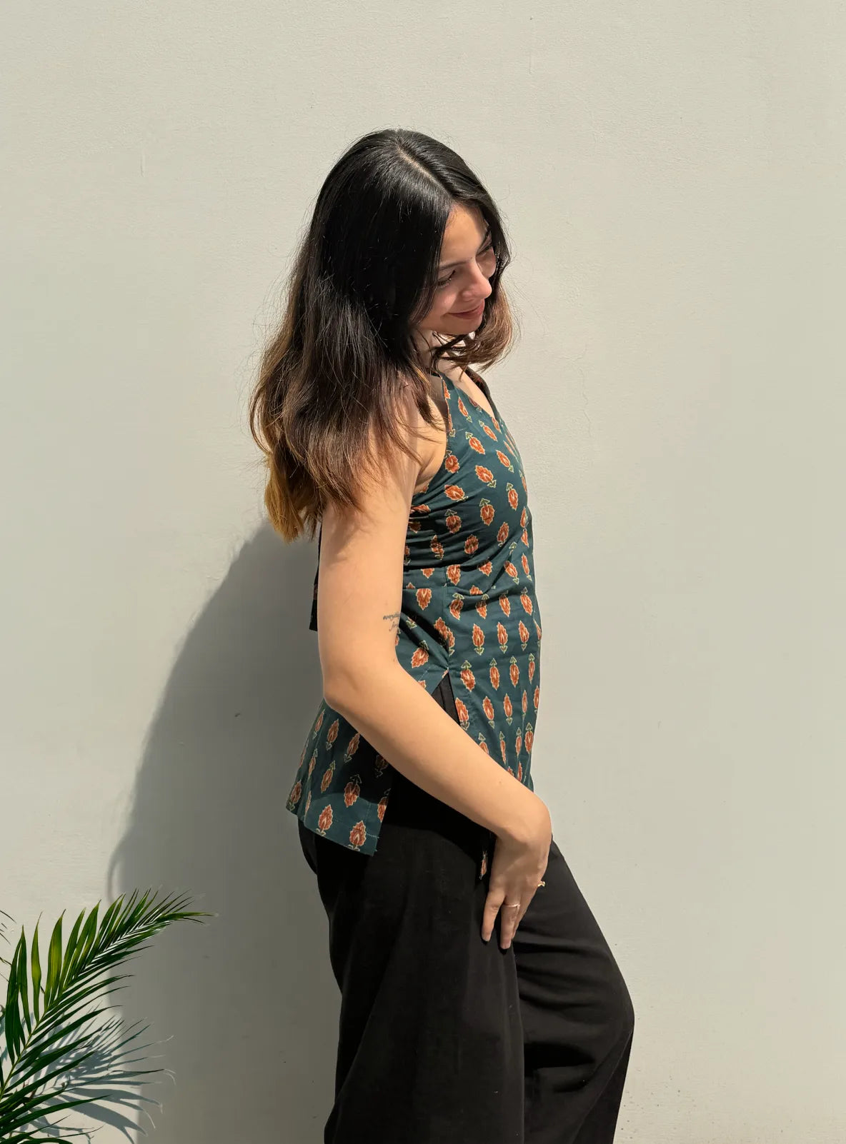 Seher Halter Neck Kurti