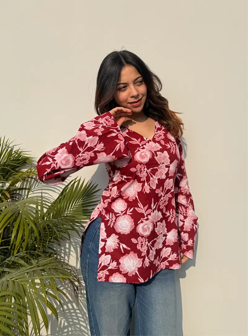 Sharaarat Bell Sleeves Kurti