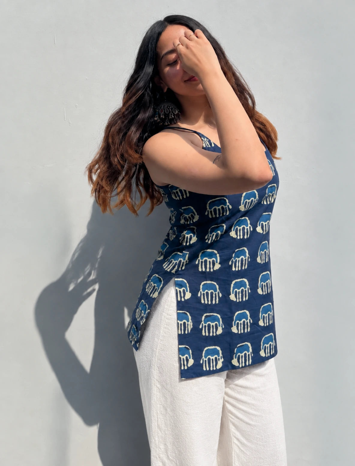Ziya Short Sleeveless Kurti