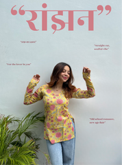 Ranjhan Straight Sleeves Kurti by Evara