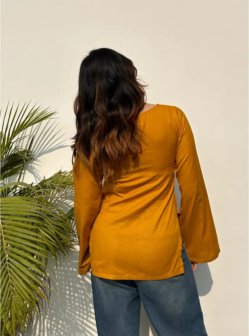 Tarasha Bell Sleeves Kurti