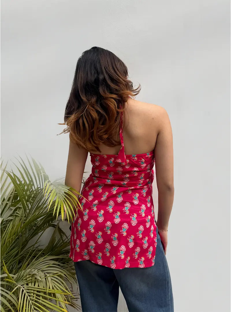 Mishri Halter Neck Kurti by Evara