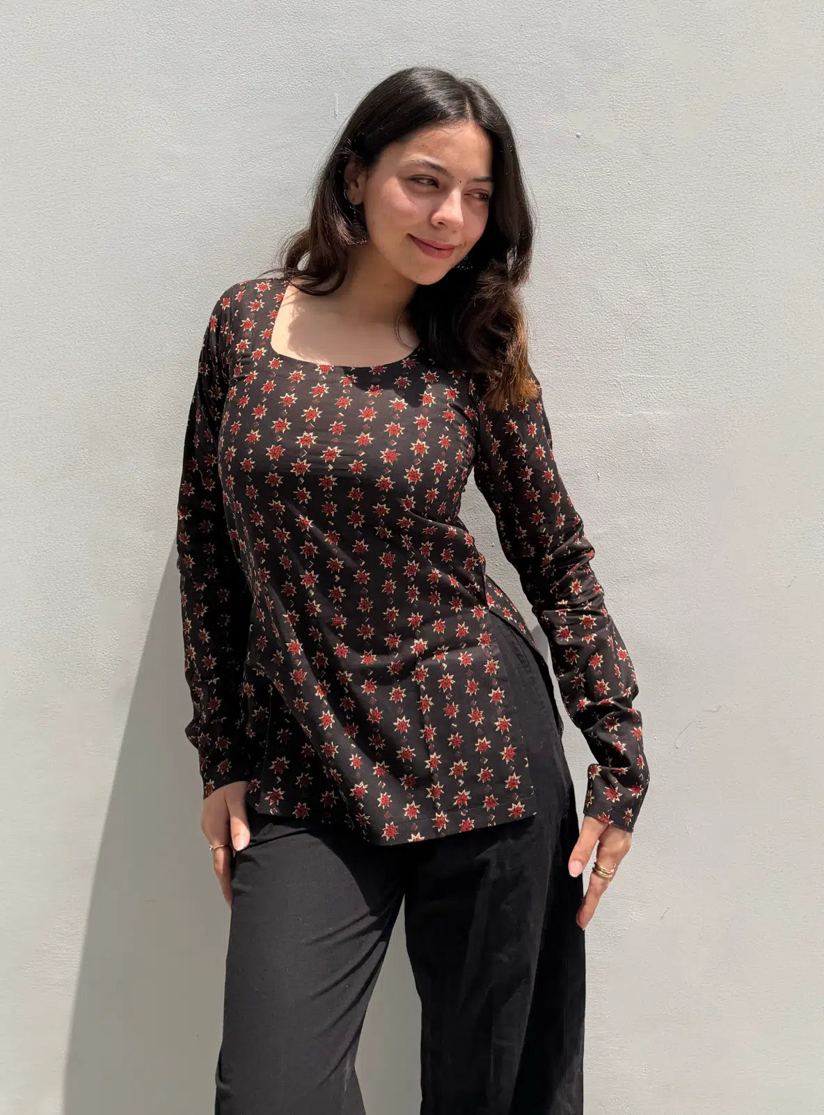 Riwa Boat Neck Kurti