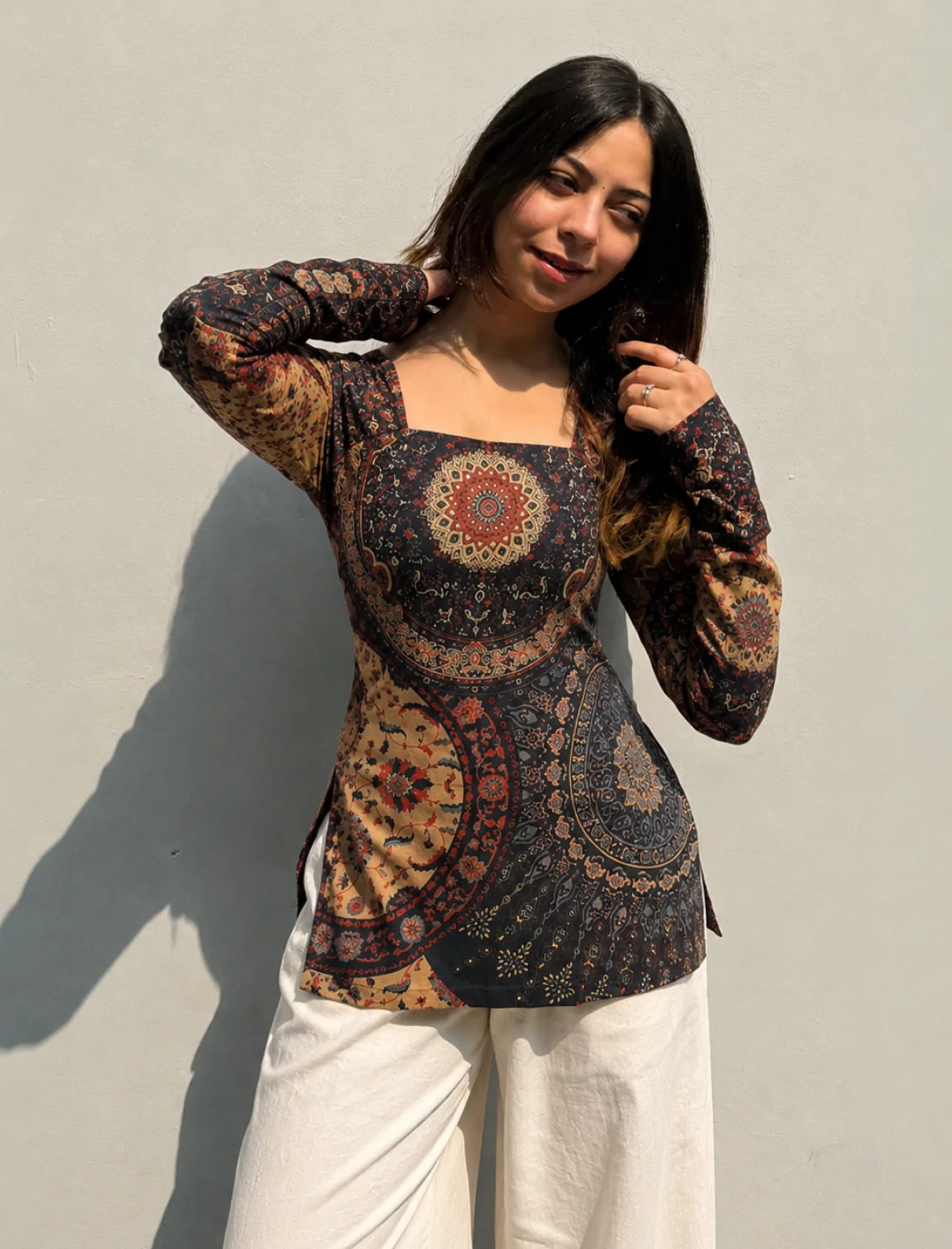Aanya Square Neck Kurti
