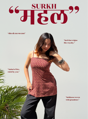 Surkhmahal Short Kurti by Evara