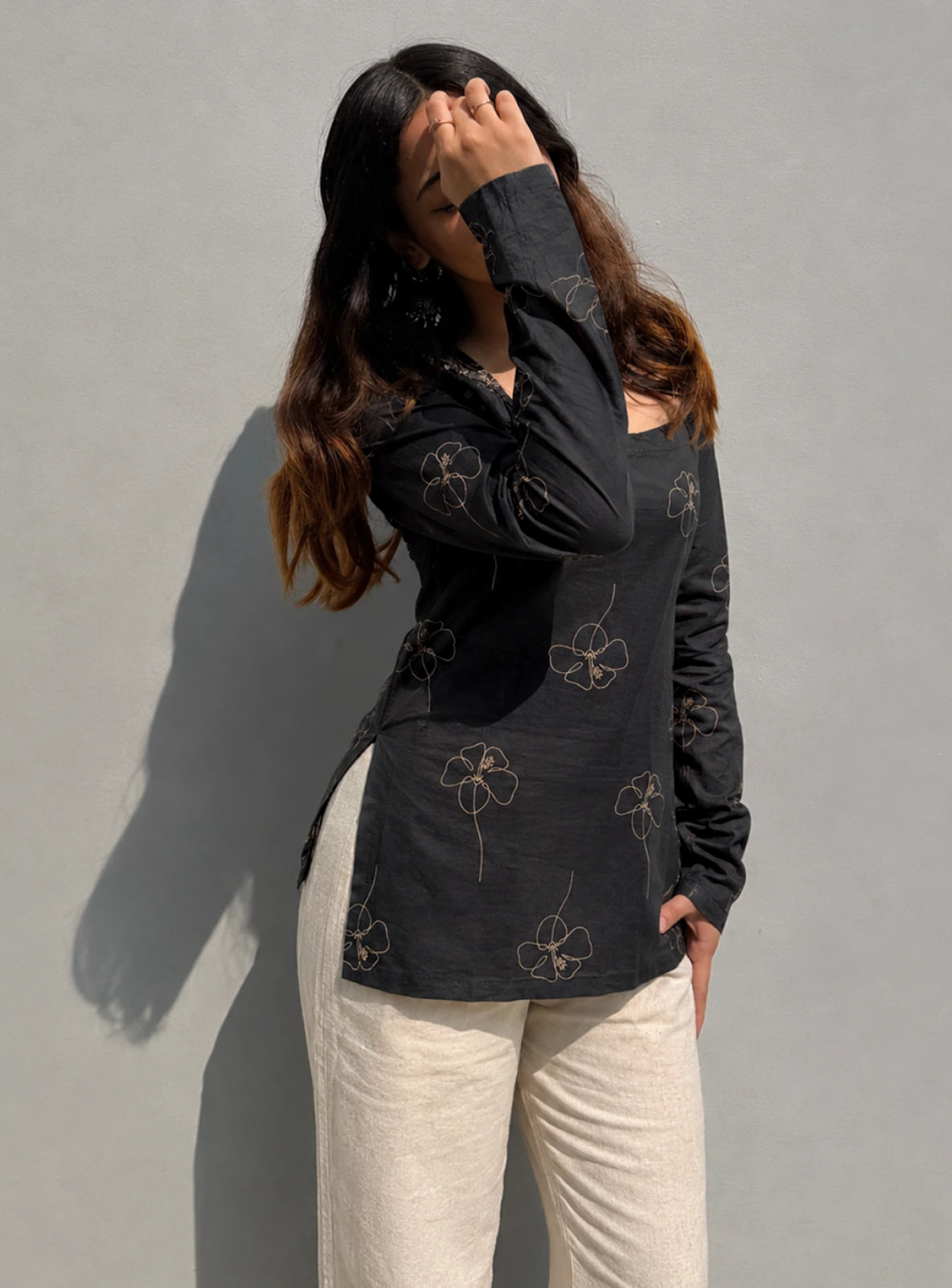 Haya Square Neck Kurti