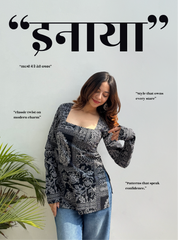 Inaya Square Neck Kurti by Evara