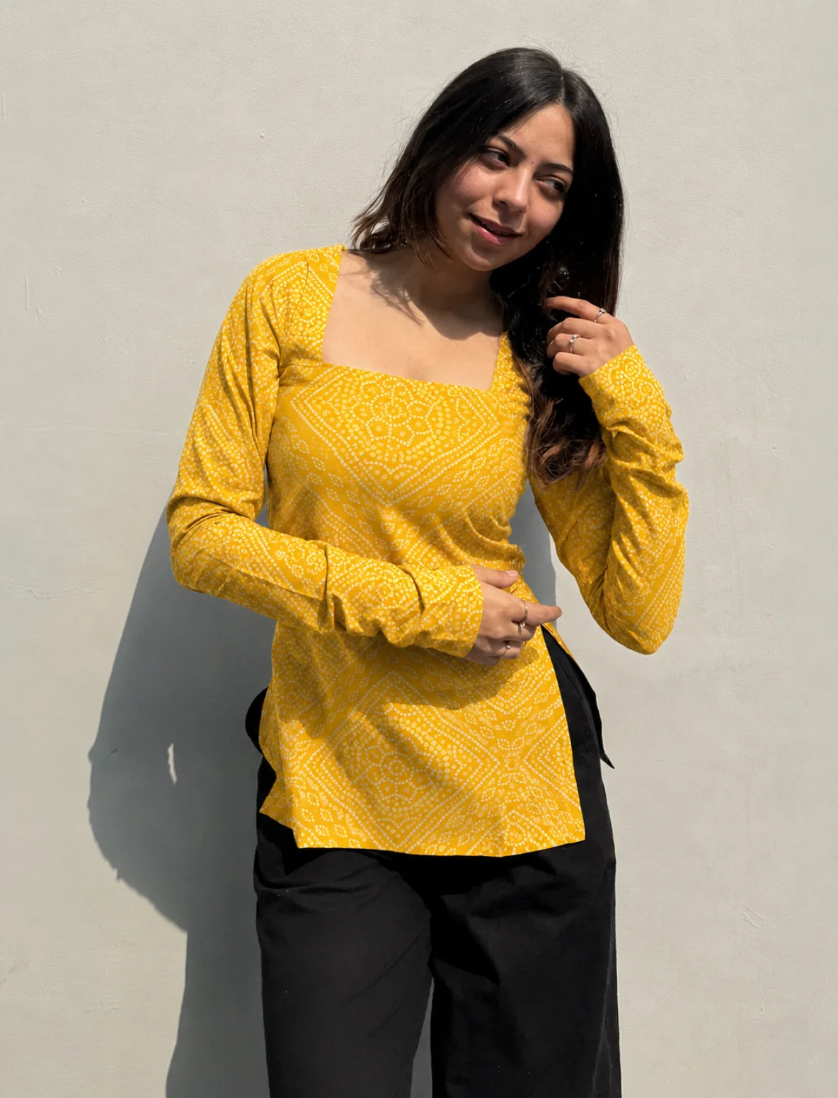 Zara Square Neck Kurti