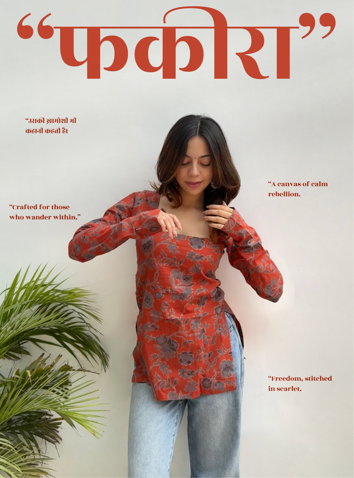 Fakira Square Neck Kurti by Evara