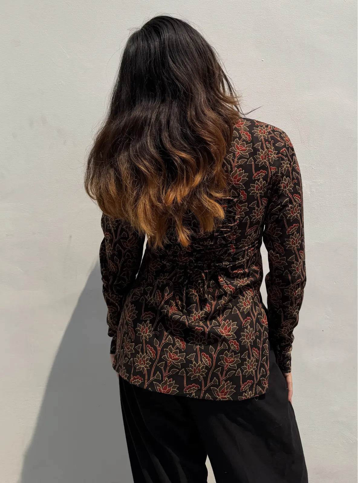 Vamika Corset Back Full Sleeves Kurti