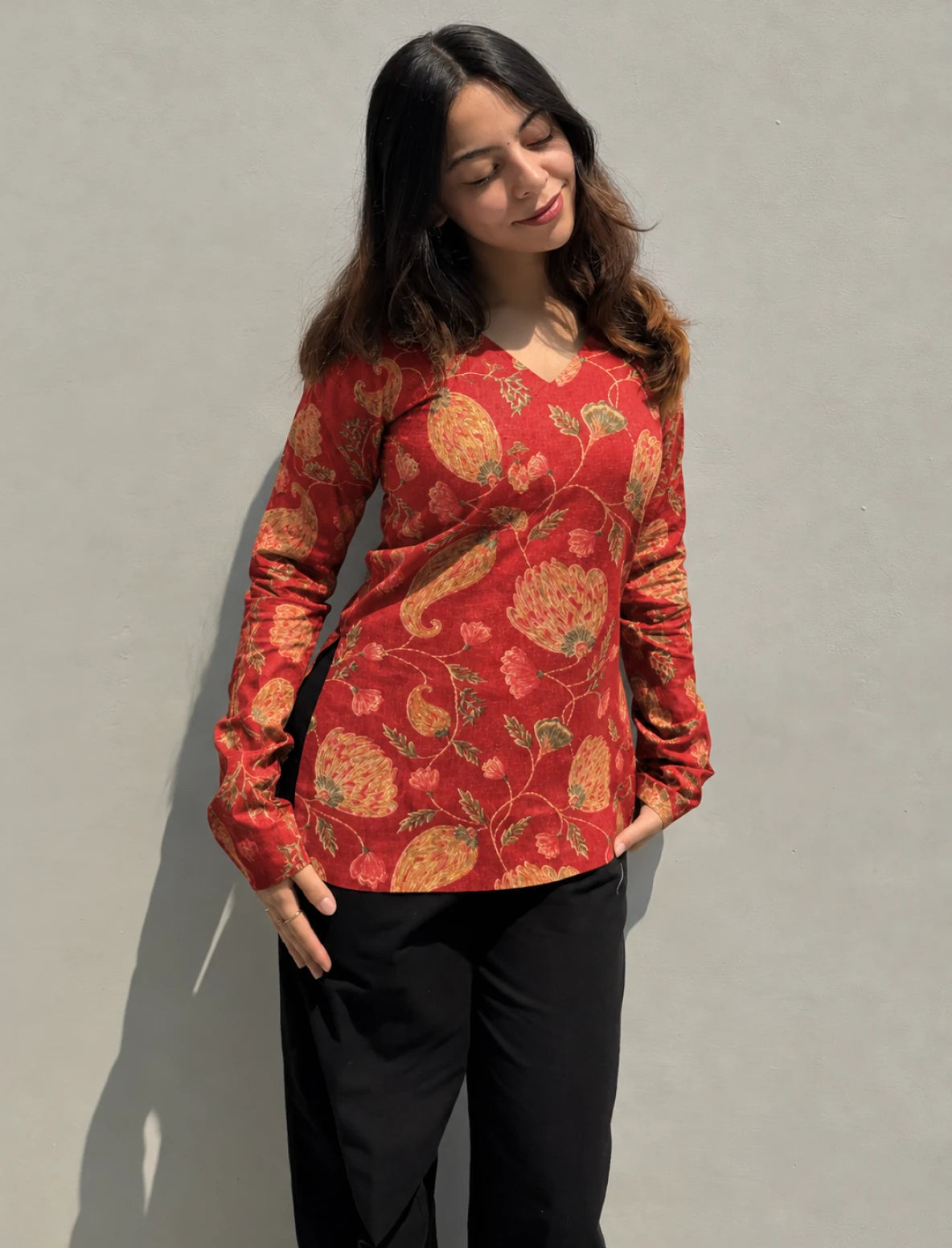 Amrita Straight Sleeves Kurti
