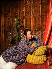 Neel Saaz Flared Kurti by Evara