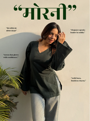 Morni Bell Sleeves Kurti by Evara