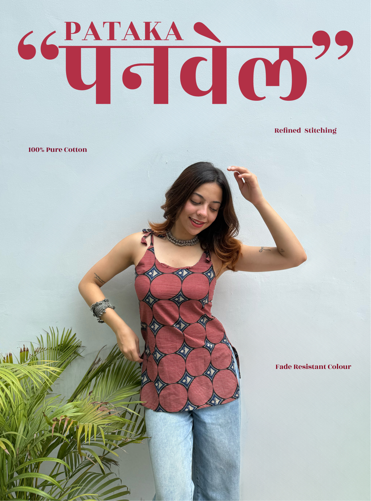 Panvel Pataka Short Kurti by Evara