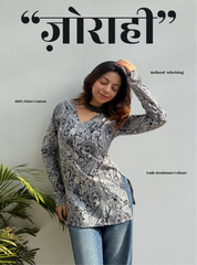 Zorahi Straight Sleeves Kurti by Evara