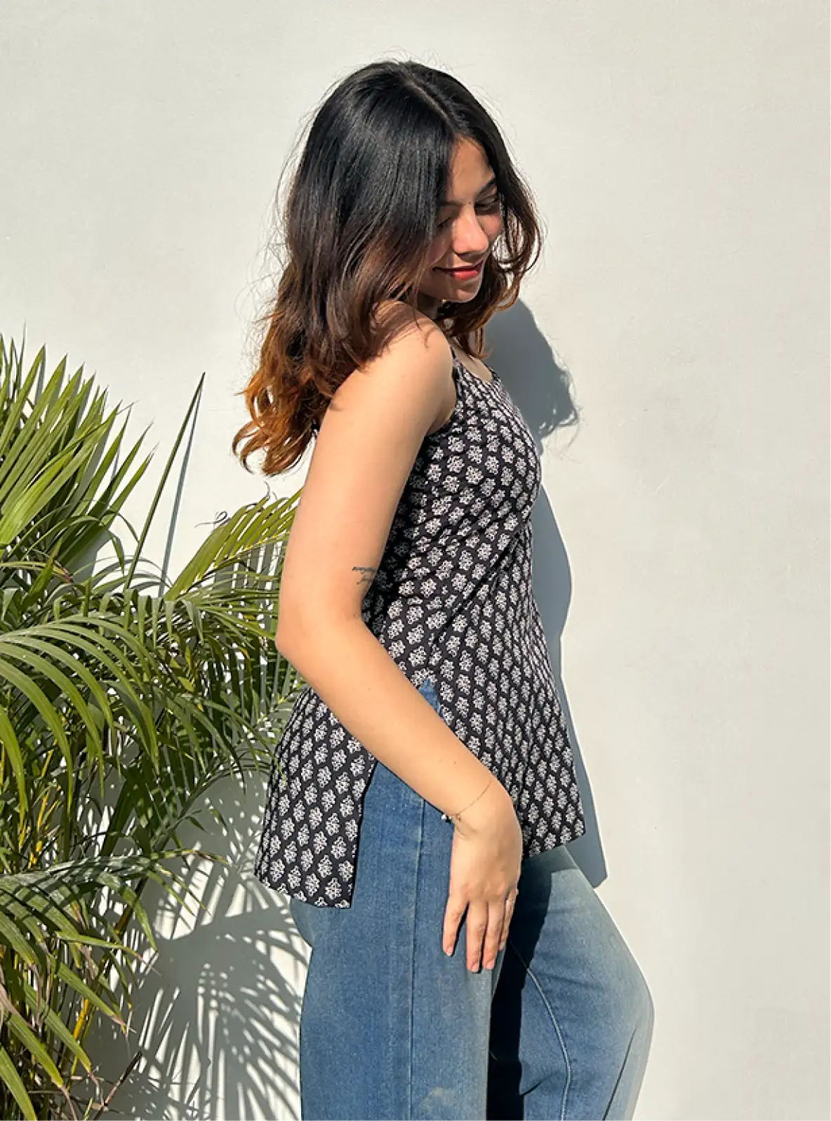 Ahana Short Sleeveless Kurti