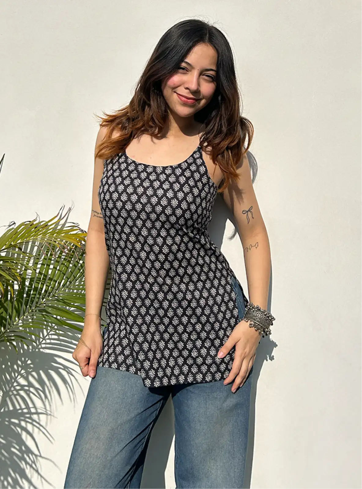 Ahana Short Sleeveless Kurti