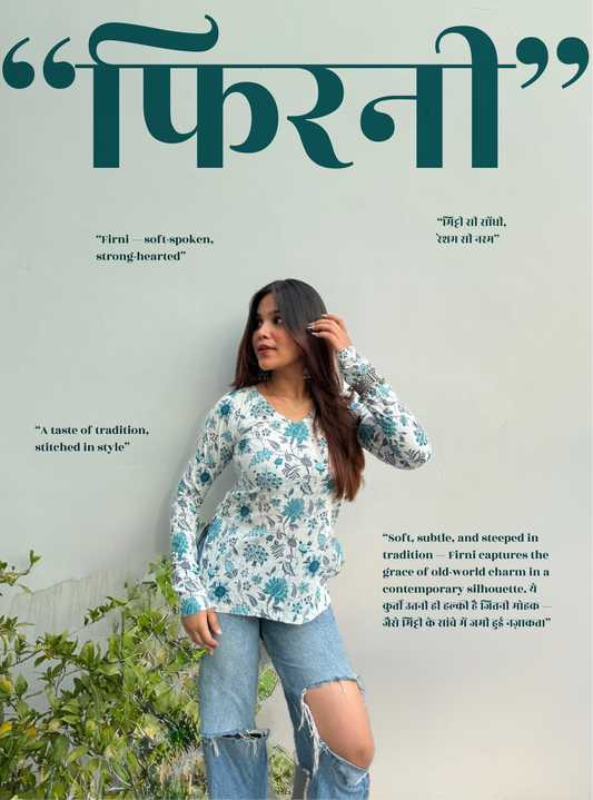 Phirni Short Kurti by Evara