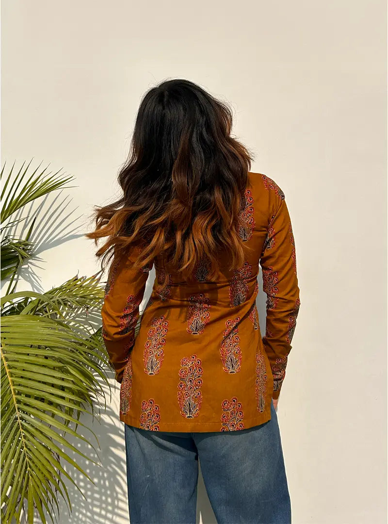 Jogan Straight Sleeves Kurti